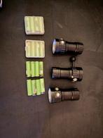 Duiklampen met batterijen, Ophalen of Verzenden, Gebruikt, Duiklamp