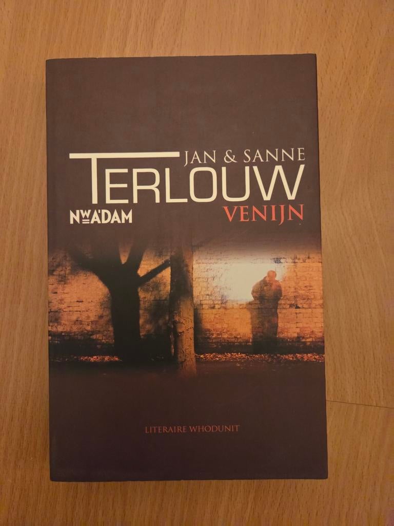 Terlouw - Venijn (Literaire Whodunit), Ophalen of Verzenden, Zo goed als nieuw, Jan & Sanne Terlouw, Tv-bewerking