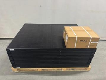 Zonnepanelen, 14 stuks, Full Black (4900WP) + Solax omvormer beschikbaar voor biedingen