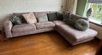 Amper 2 jaar oude hoekbank in nieuwstaat., Huis en Inrichting, Ophalen, 250 tot 300 cm, Hoekbank, 75 tot 100 cm