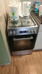 Fornuis 50 cm breed (voor smalle keuken), Witgoed en Apparatuur, Fornuizen, Ophalen, Gebruikt, 4 kookzones, Energieklasse A of zuiniger