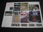 Simca programma (1000, 1300, 1500), september 1964, Ophalen of Verzenden, Gelezen, Algemeen
