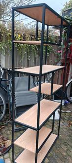 Open Kast met Planken - Industrieel Design, Ophalen, Met plank(en), Gebruikt, 50 tot 100 cm