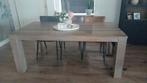 Tafel, Huis en Inrichting, Tafels | Eettafels, Ophalen, 50 tot 100 cm, Zo goed als nieuw, 150 tot 200 cm