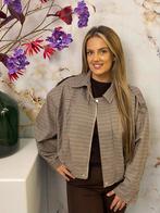 Trendy Bomberjack - Studio Present Zwanenburg, Kleding | Dames, Maat 38/40 (M), Bruin, Nieuw, Ophalen of Verzenden