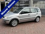 Ford Fusion 1.6-16V Trend LeerAutomaat,16Inch,Airco Hoge Zit, Auto's, 1596 cc, 101 pk, Gebruikt, Zwart