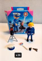 Playmobil politie popje met radar in doos, Ophalen of Verzenden, Zo goed als nieuw, Complete set