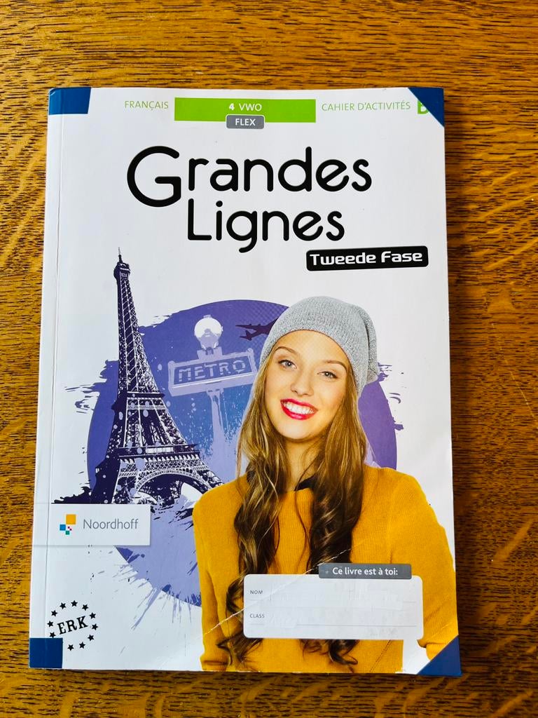 Grandes Lignes 5e ed vwo 4 cahier d'activités, Boeken, Ophalen of Verzenden, Zo goed als nieuw, VWO, Nederlands