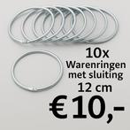Set van 10 stevige metalen warenringen met handige sluiting, Ophalen of Verzenden, Nieuw, Overige typen