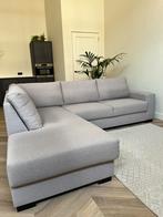 Beige hoekbank, Huis en Inrichting, Ophalen, Gebruikt, Stof