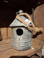 Vogelhuisje zink 26cm, Tuin en Terras, Vogelhuisjes en Vogelbaden, Ophalen of Verzenden, Nieuw