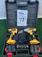 Nieuwe DW Germany slagmoersleutel en boormachine met 2 accu, Auto diversen, Autogereedschap, DW germany, Nieuw, Ophalen of Verzenden