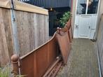 Cortenstalen terras scherm, Tuin en Terras, Ophalen of Verzenden, IJzer, 6 meter of meer, 1 tot 2 meter