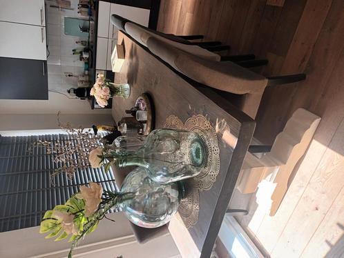 Eethoek en salontafel, Huis en Inrichting, Tafels | Sidetables, Gebruikt, 200 cm of meer, Rechthoekig, Ophalen