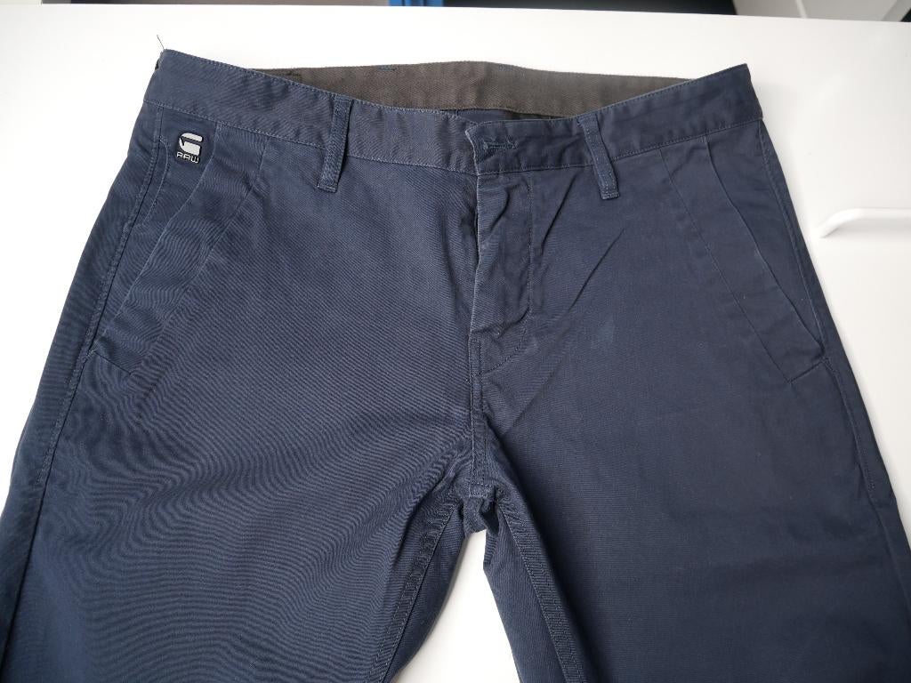 G-star chino blauw 36/34 slim, Kleding | Heren, Broeken en Pantalons, Blauw, Maat 56/58 (XL), Ophalen of Verzenden, G-Star