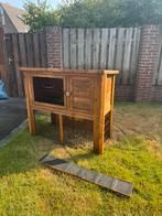 Gratis konijnenhok met ren, Dieren en Toebehoren, Ophalen, 90 cm of meer, Hok, 110 cm of meer