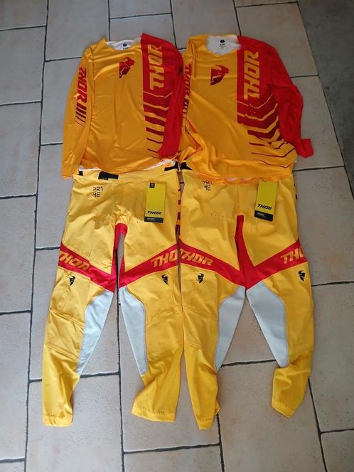 2 nieuwe sets Thor prime motocross kleding rood geel, Motoren, Kleding | Motorkleding, Nieuw met kaartje, Ophalen of Verzenden