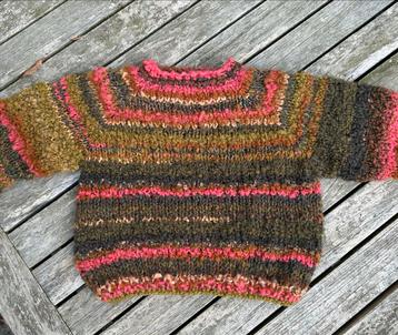 Kindertrui  in Herfstkleuren/ Maat 4 jaar beschikbaar voor biedingen