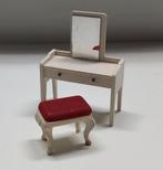 Lundby kaptafel met krukje, Kijk, Kies en Koop!, Verzamelen, Poppenhuizen en Toebehoren, Manon.1977@live.nl, Gebruikt, Gebruiksvoorwerp