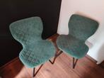 2 groene eetkamerstoelen, Ophalen, Twee, Overige kleuren, Zo goed als nieuw