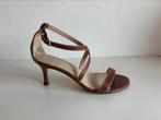 Ralph Lauren bruine hoge hakken sandalen in maat 37,5, Bruin, Zo goed als nieuw, Ralph Lauren, Sandalen of Muiltjes