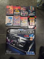 Sega Mega Drive 16 bit met veel spellen!, Mega Drive, Met 2 controllers, Ophalen of Verzenden, Gebruikt