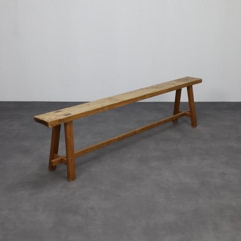 Rustic Primitive Bench, 19th Century, Huis en Inrichting, Banken | Bankstellen, Zo goed als nieuw, Tweepersoons, Minder dan 150 cm