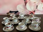 10 Vintage kop en schotels, Ophalen, Overige stijlen, Kop(pen) en/of Schotel(s)