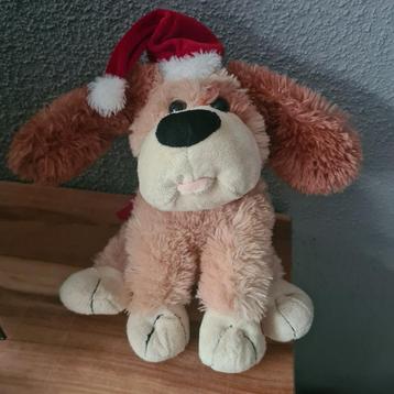 Schattige Kerst Hondenknuffel met muziek en beweging  beschikbaar voor biedingen