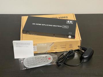 4K HDMI Splicing Matrix 2x2 splitter beschikbaar voor biedingen