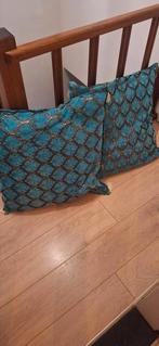 Echte Turkse kussens., Ophalen of Verzenden, Zo goed als nieuw, Blauw, Vierkant