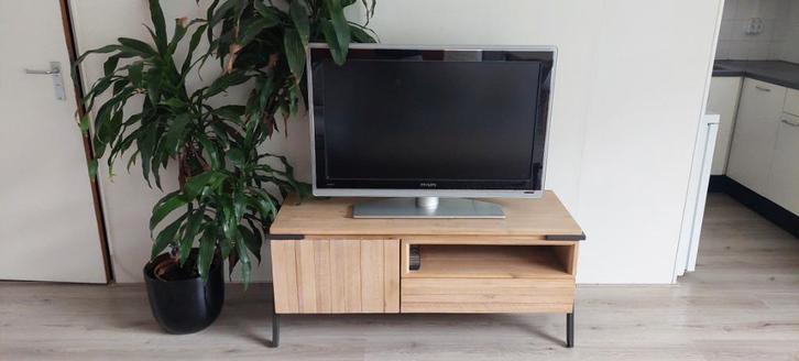 Tv-meubel, Huis en Inrichting, Kasten | Televisiemeubels, Zo goed als nieuw, Minder dan 100 cm, 100 tot 150 cm, 25 tot 50 cm, Eikenhout