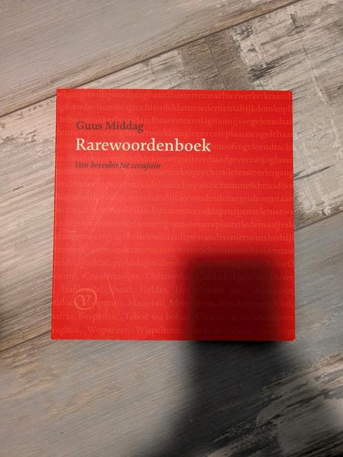 Guus Middag - Rarewoordenboek, Boeken, Essays, Columns en Interviews, Zo goed als nieuw, Ophalen of Verzenden