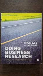 Doing Business Research, Boeken, Ophalen of Verzenden, Zo goed als nieuw, Economie en Marketing