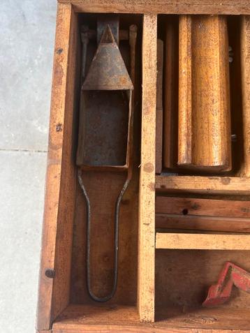 Vintage Zachtboard Set - Antiek Gereedschap beschikbaar voor biedingen
