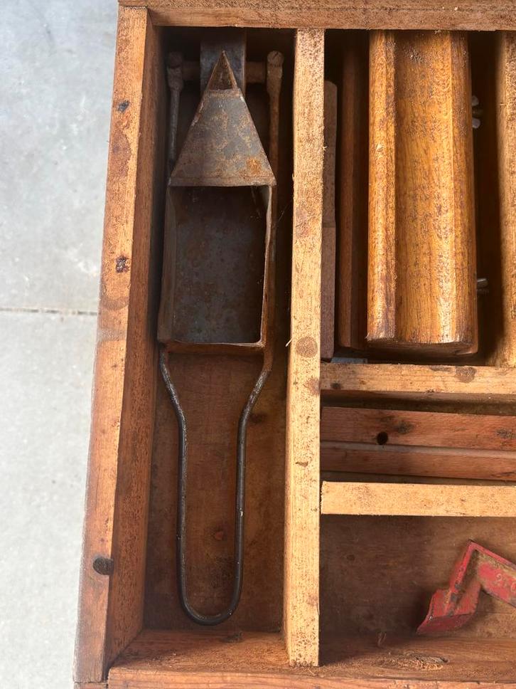 Vintage Zachtboard Set - Antiek Gereedschap, Antiek en Kunst, Antiek | Gereedschap en Instrumenten, Ophalen of Verzenden