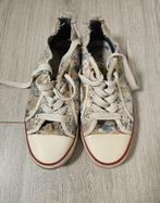 Beige veterschoenen bloemenprint Tommy Hilfiger maat 38, Tommy Hilfiger, Gedragen, Beige, Ophalen of Verzenden