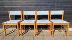 4 vintage stoelen €25,- p/st -  Made in Denmark, Ophalen, Huis en Inrichting
