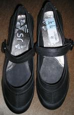 Schoenen Mt.38  Leer, Zwart, Overige typen, Nieuw, Ophalen of Verzenden