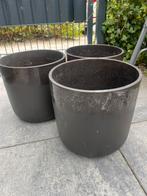 3 Bloempotten - Gebruikt, Ophalen, Overige materialen, Gebruikt, Minder dan 30 cm
