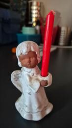 Vintage engeltje met kaarsje, Ophalen of Verzenden, Zo goed als nieuw