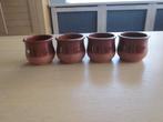 Cermer La fermiére 4 geglazuurde terracotta yogurt pot D8cm, Huis en Inrichting, Keuken | Servies, Overige materialen, Overige typen