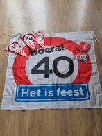 Vlag en slingers 40 jaar, Ophalen, Zo goed als nieuw