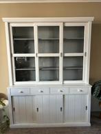 Witte buffetkast met 4 lades, Ophalen, Overige materialen, 200 cm of meer, 150 tot 200 cm