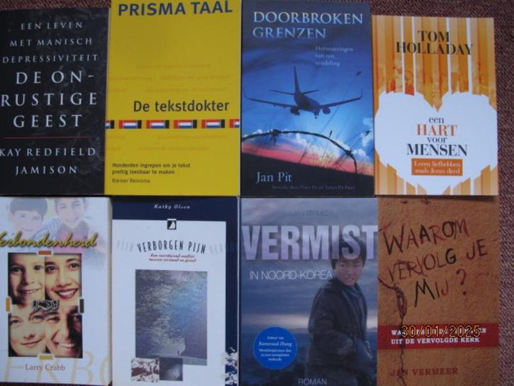 (B4,0) boeken - christelijk - studieboek - 4+1 gratis, Boeken, Godsdienst en Theologie, Zo goed als nieuw, Christendom | Protestants