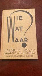 Almanak 1943 Wie, Wat, Waar, Boeken, Geschiedenis | Stad en Regio, Ophalen of Verzenden, Zo goed als nieuw, 20e eeuw of later