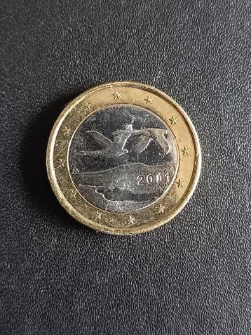 042: 1 Euromunt in nieuwstaat Finland 2001    beschikbaar voor biedingen