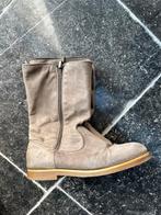 Taupe laarzen leer maat 38, Ophalen of Verzenden, Zo goed als nieuw, Bruin, Hoge laarzen