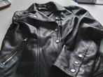 Leren jasje, Kleding | Dames, Jasjes, Kostuums en Pakken, Ophalen of Verzenden, Zo goed als nieuw, Maat 38/40 (M), Zwart