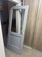 Binnendeur / tussendeur met glas 201.5 x 83 cm, Doe-het-zelf en Verbouw, Deuren en Horren, Ophalen, 80 tot 100 cm, Binnendeur